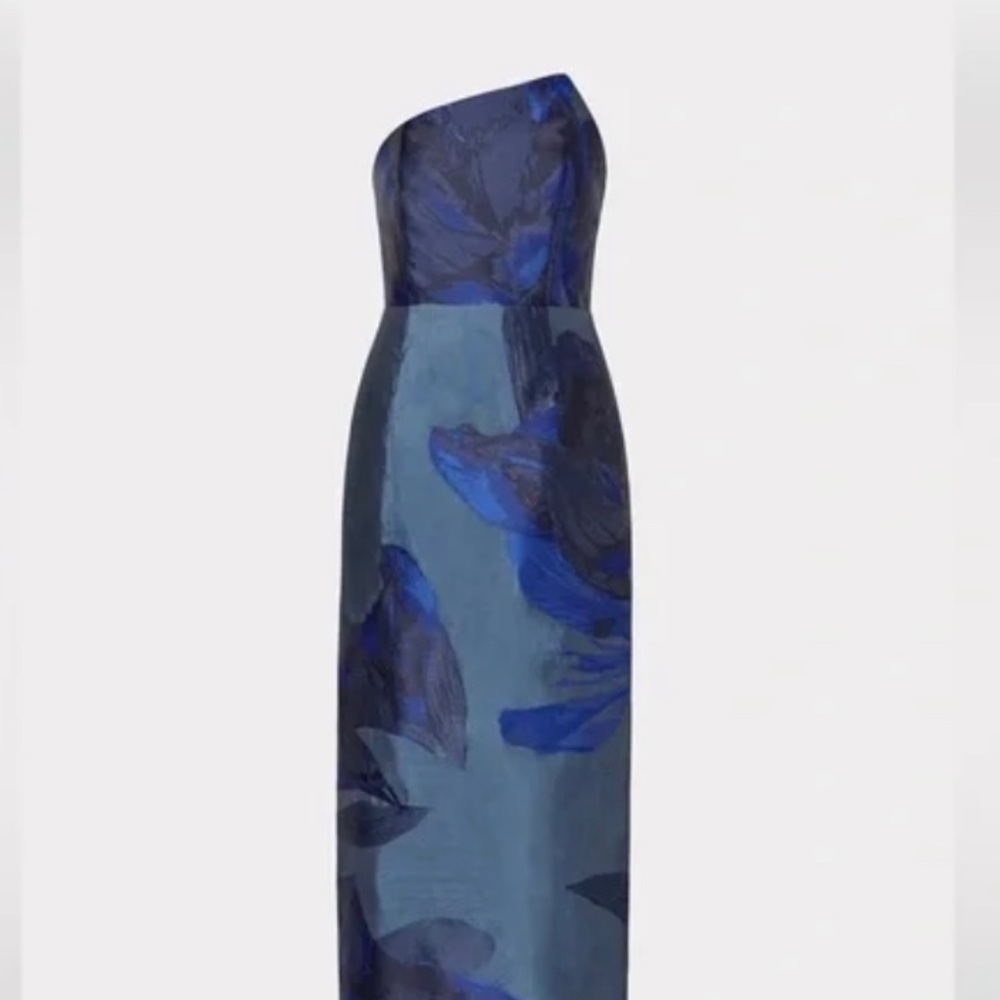 Elegant Blue Floral MILLY Dress NWT Milly $350  original price $795